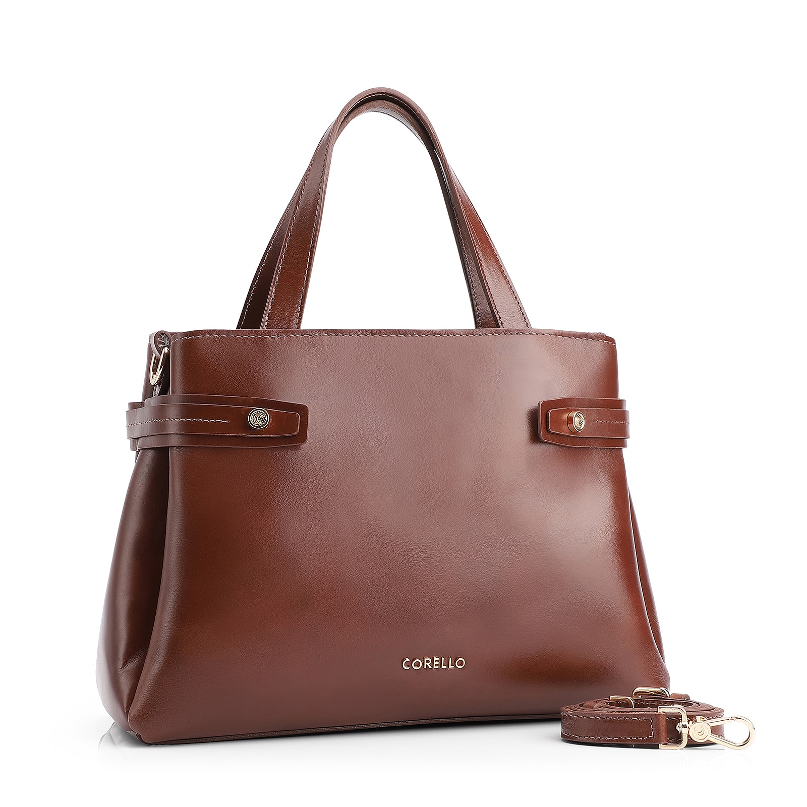 Bolsa Tote Couro Marrom