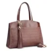 Bolsa Tote Couro Marrom - imagem 3