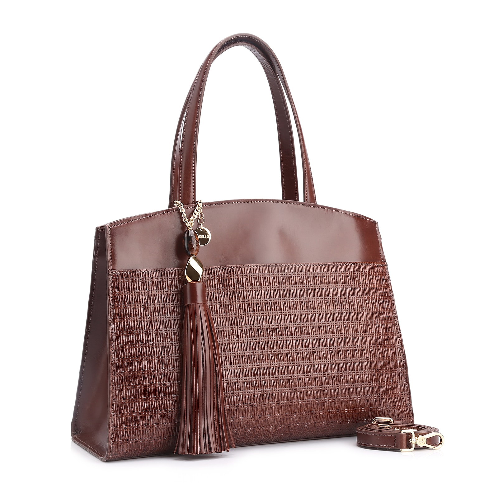 Bolsa Tote Couro Marrom
