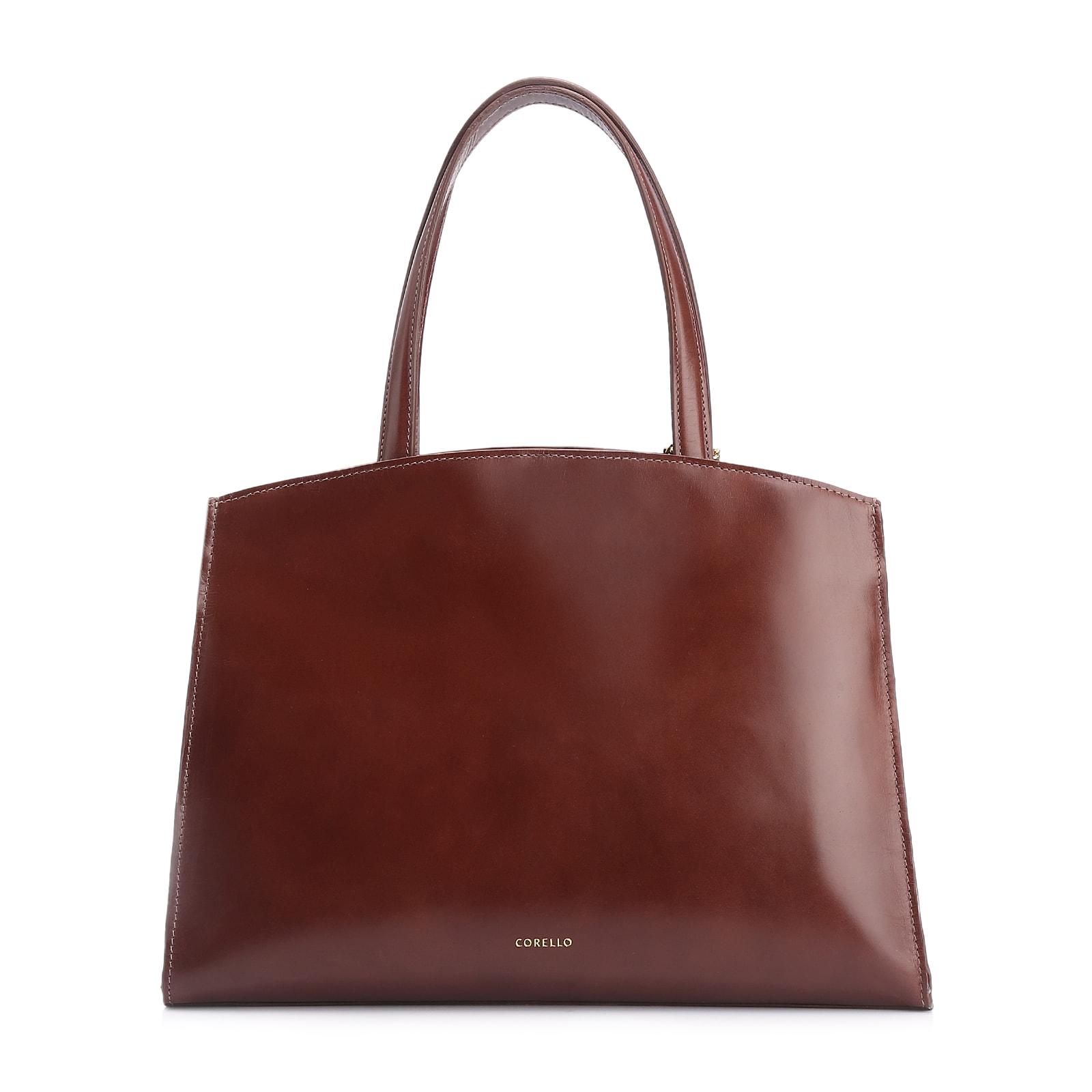 Bolsa Tote Couro Marrom