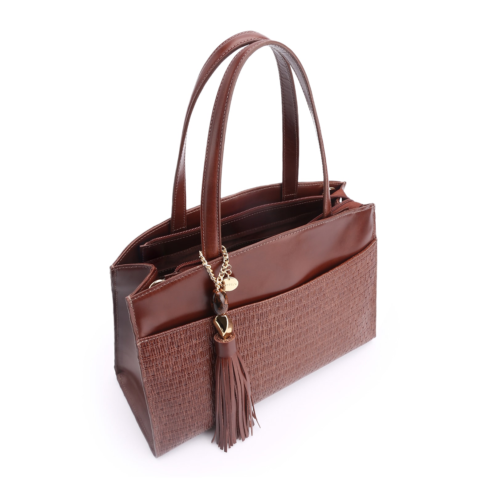 Bolsa Tote Couro Marrom