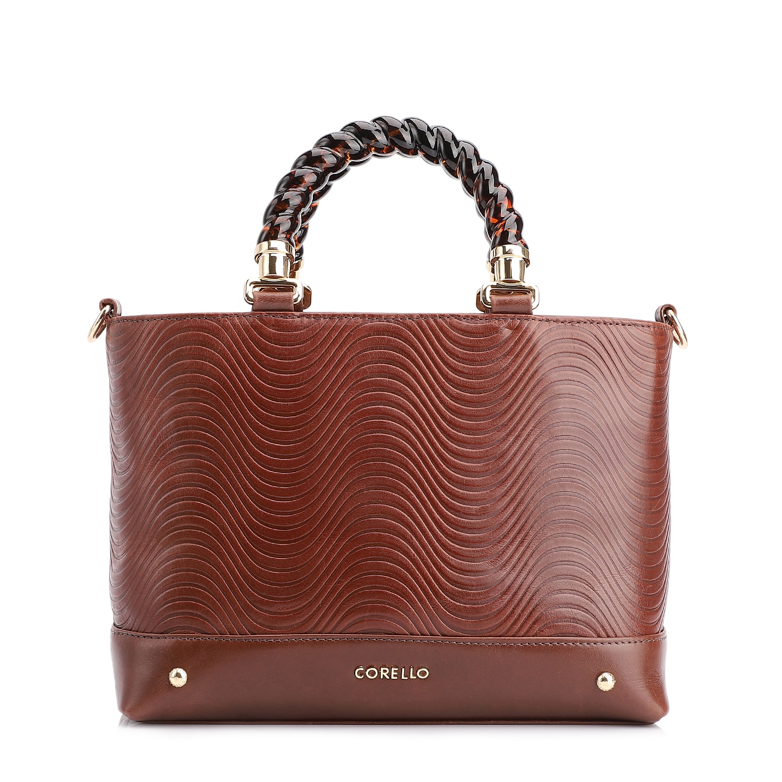 Bolsa Tote Couro Marrom