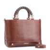 Bolsa Tote Couro Marrom - imagem 3