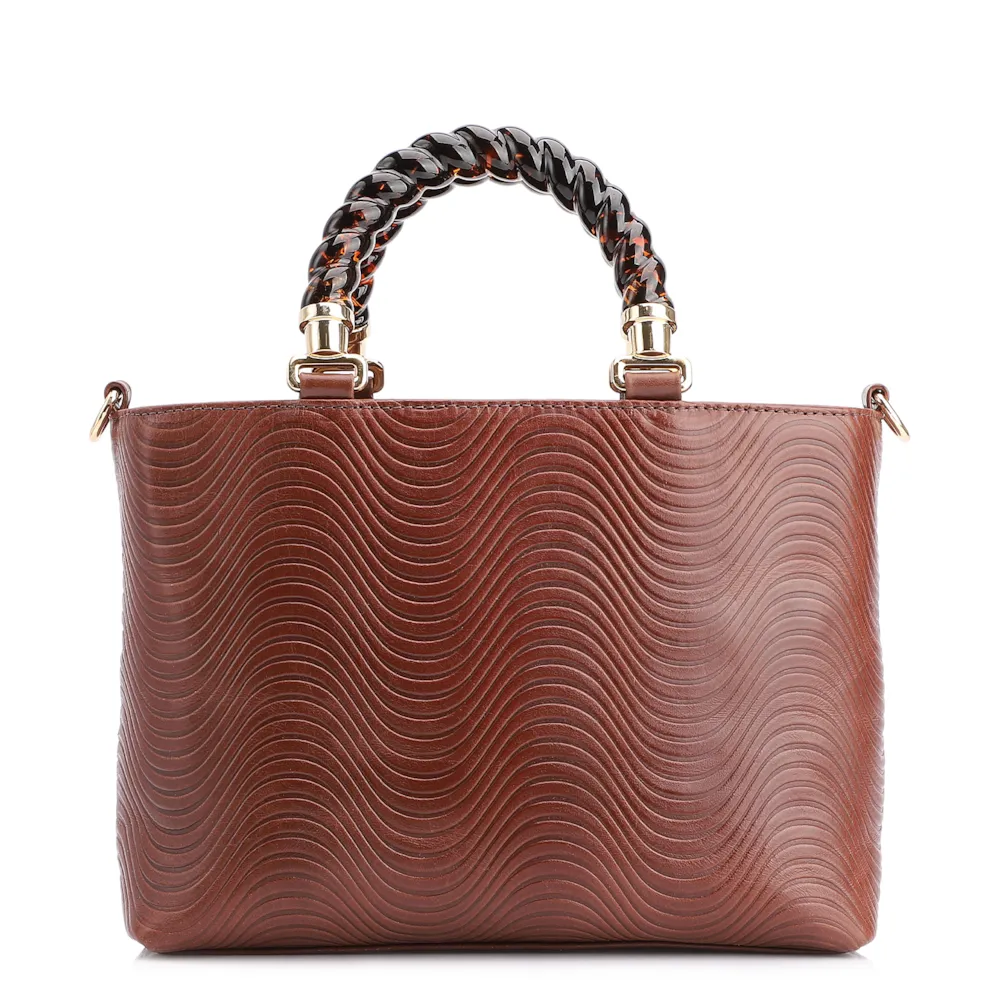 Bolsa Tote Couro Marrom - imagem 4