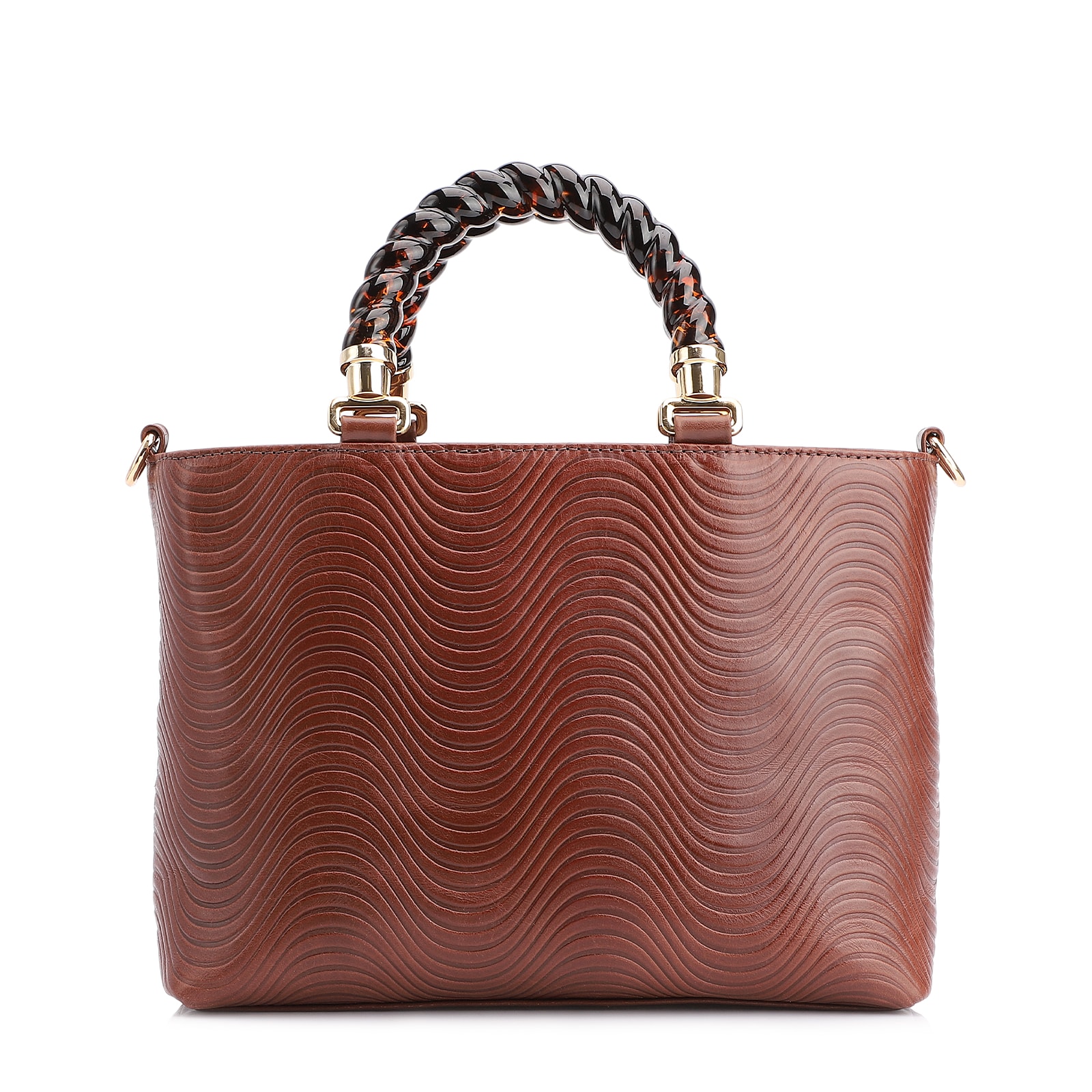 Bolsa Tote Couro Marrom