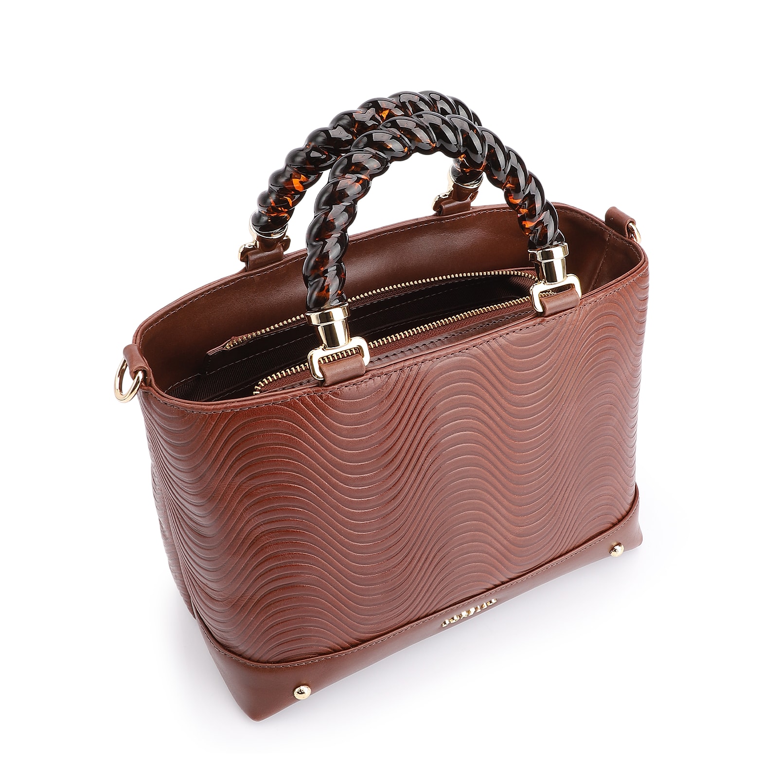 Bolsa Tote Couro Marrom