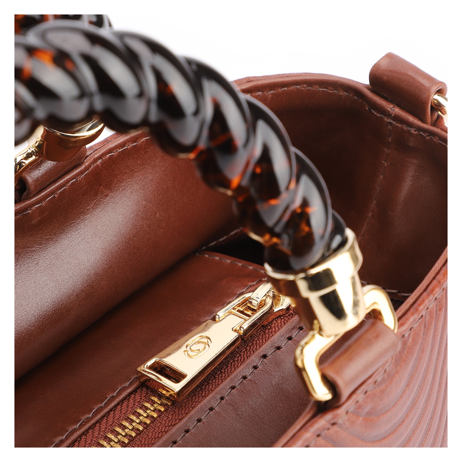 Bolsa Tote Couro Marrom