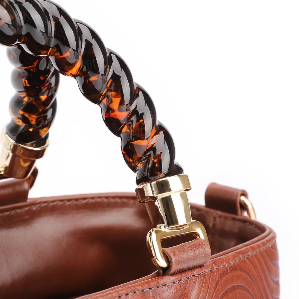 Bolsa Tote Couro Marrom - imagem 8