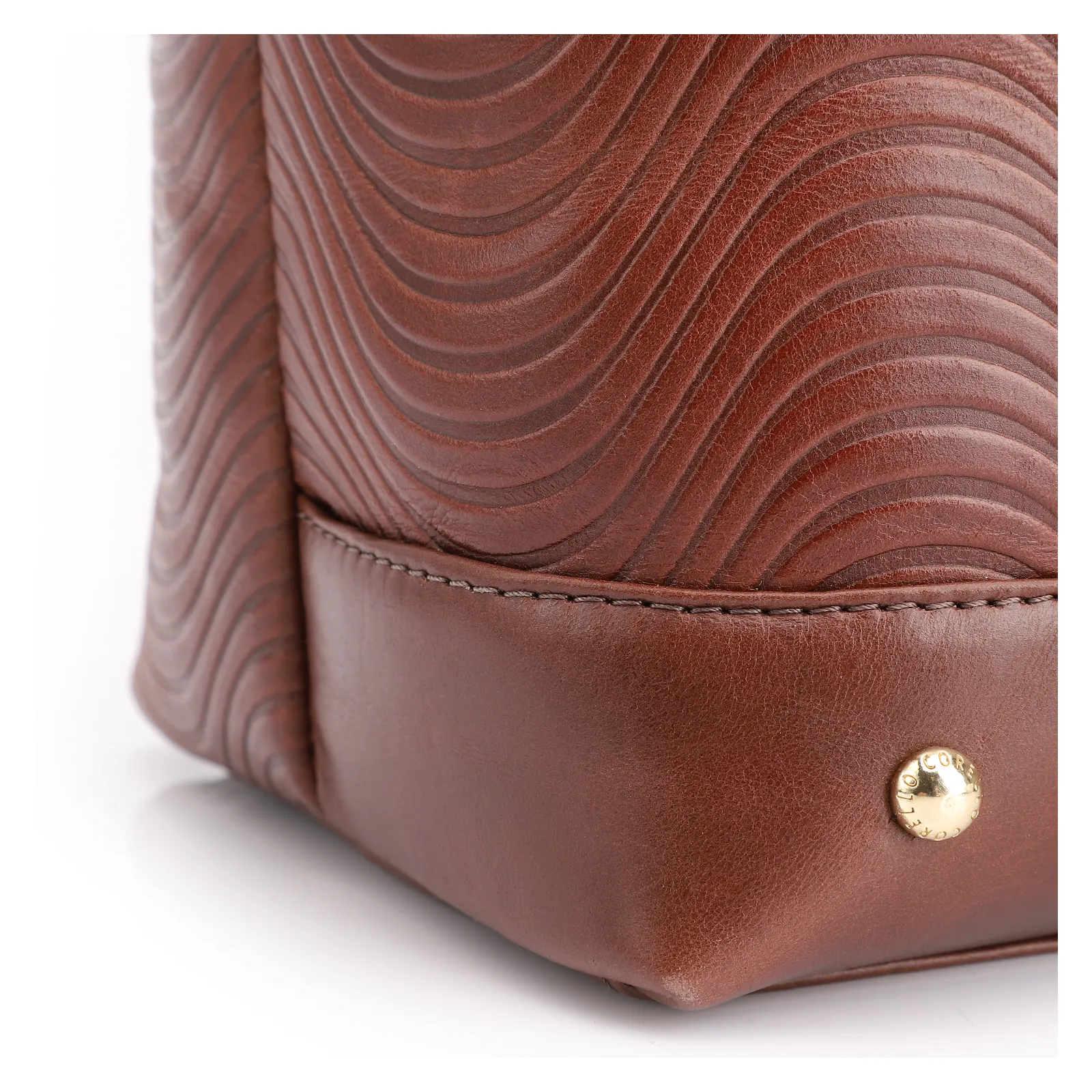 Bolsa Tote Couro Marrom