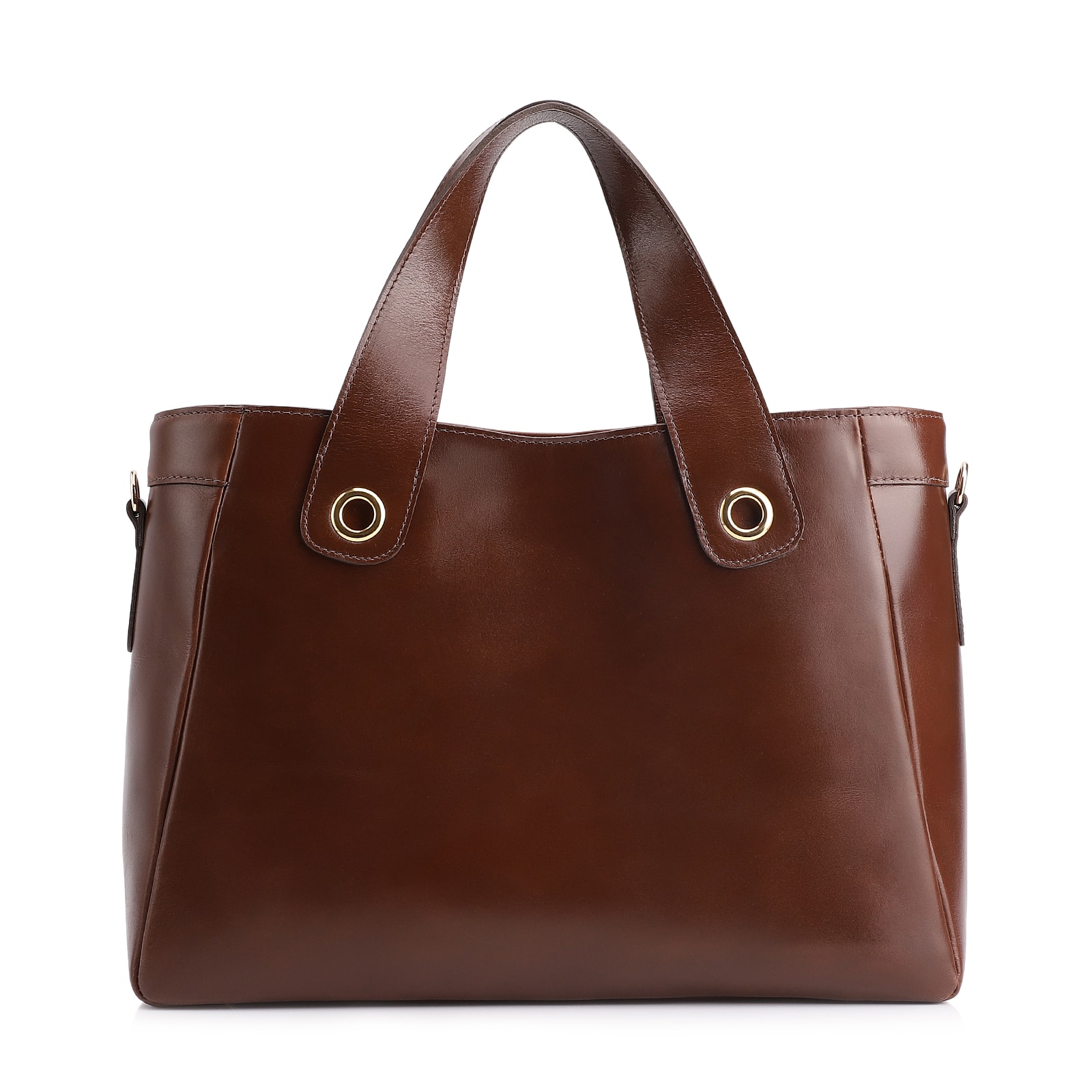 Bolsa Tote Couro Marrom