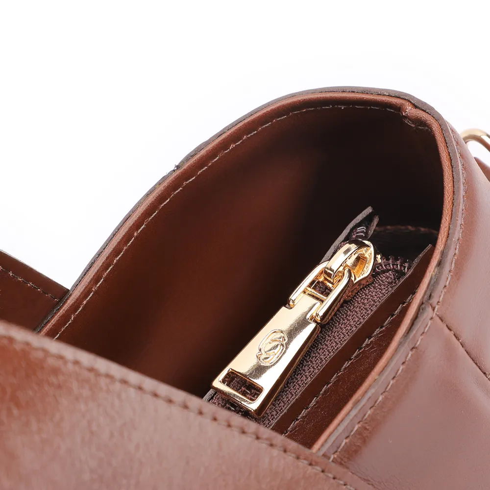 Bolsa Tote Couro Marrom - imagem 6