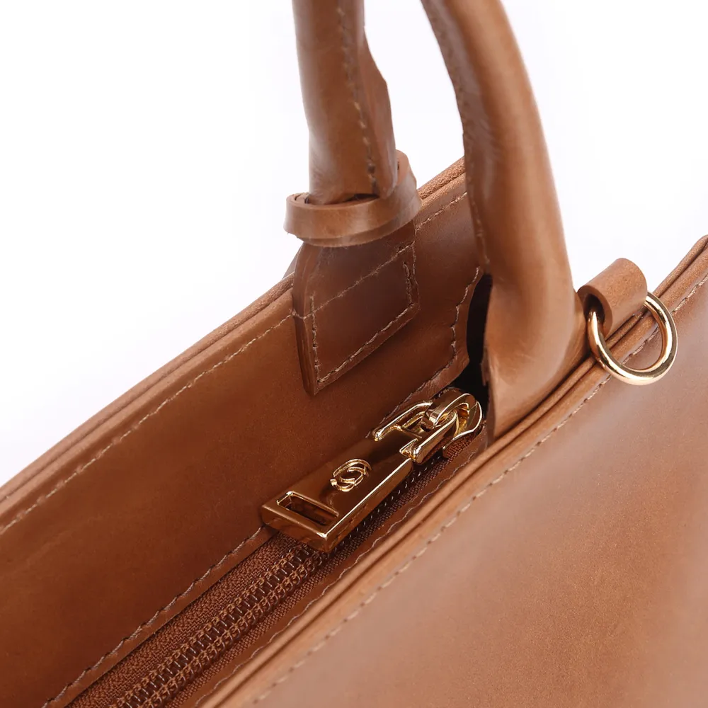 Bolsa Tote Couro Marrom/Alt Marrom - imagem 6