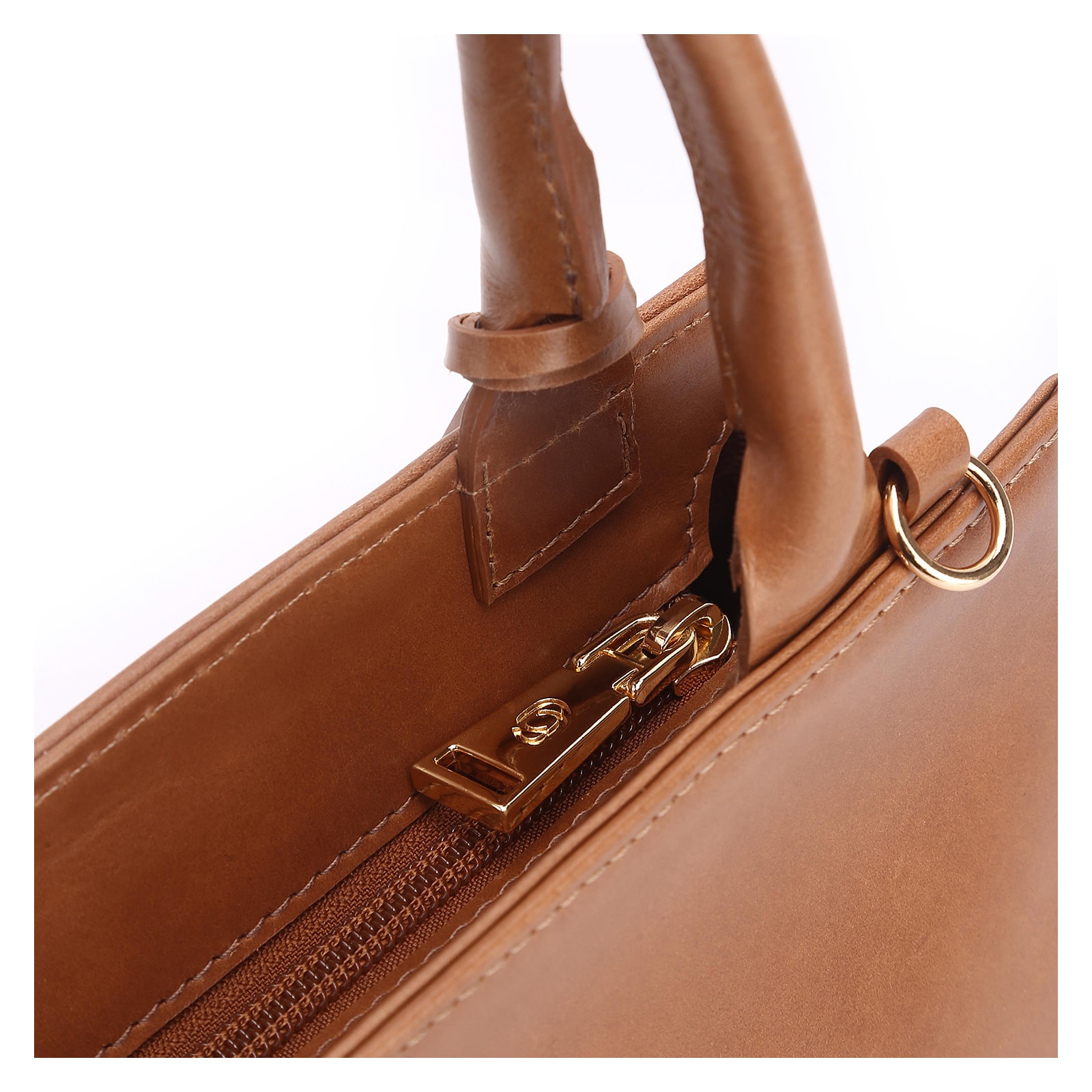 Bolsa Tote Couro Marrom/Alt Marrom