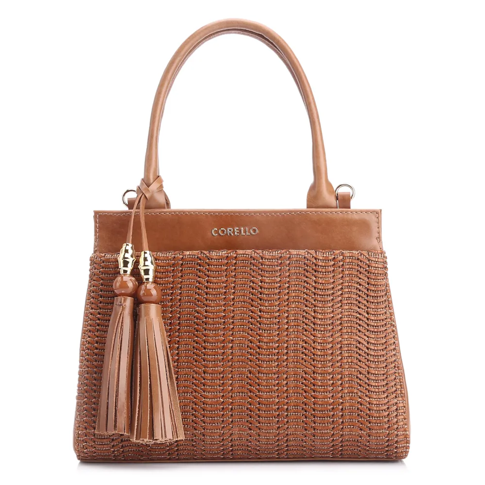 Bolsa Tote Couro Marrom/Alt Marrom