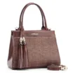 Bolsa Tote Couro Marrom/Alt Marrom Escuro - imagem 3