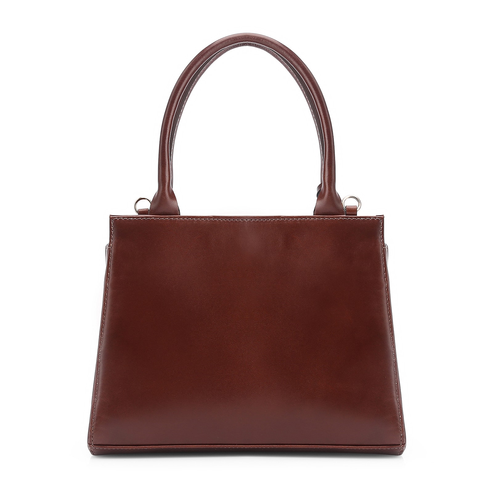 Bolsa Tote Couro Marrom/Alt Marrom Escuro
