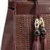 Bolsa Tote Couro Marrom/Alt Marrom Escuro - imagem 6