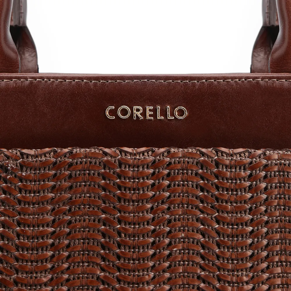 Bolsa Tote Couro Marrom/Alt Marrom Escuro - imagem 7
