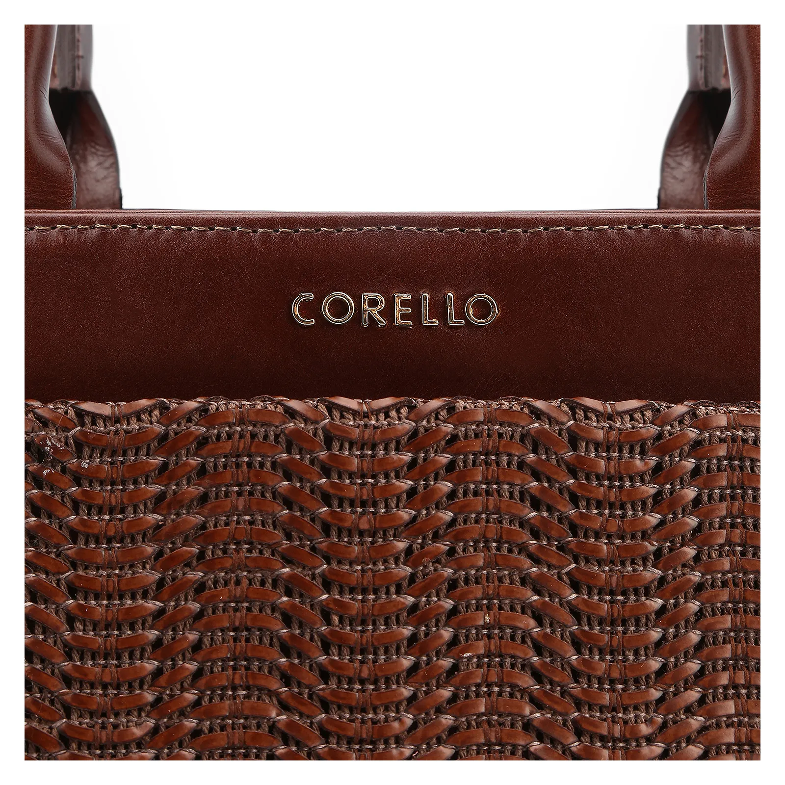 Bolsa Tote Couro Marrom/Alt Marrom Escuro