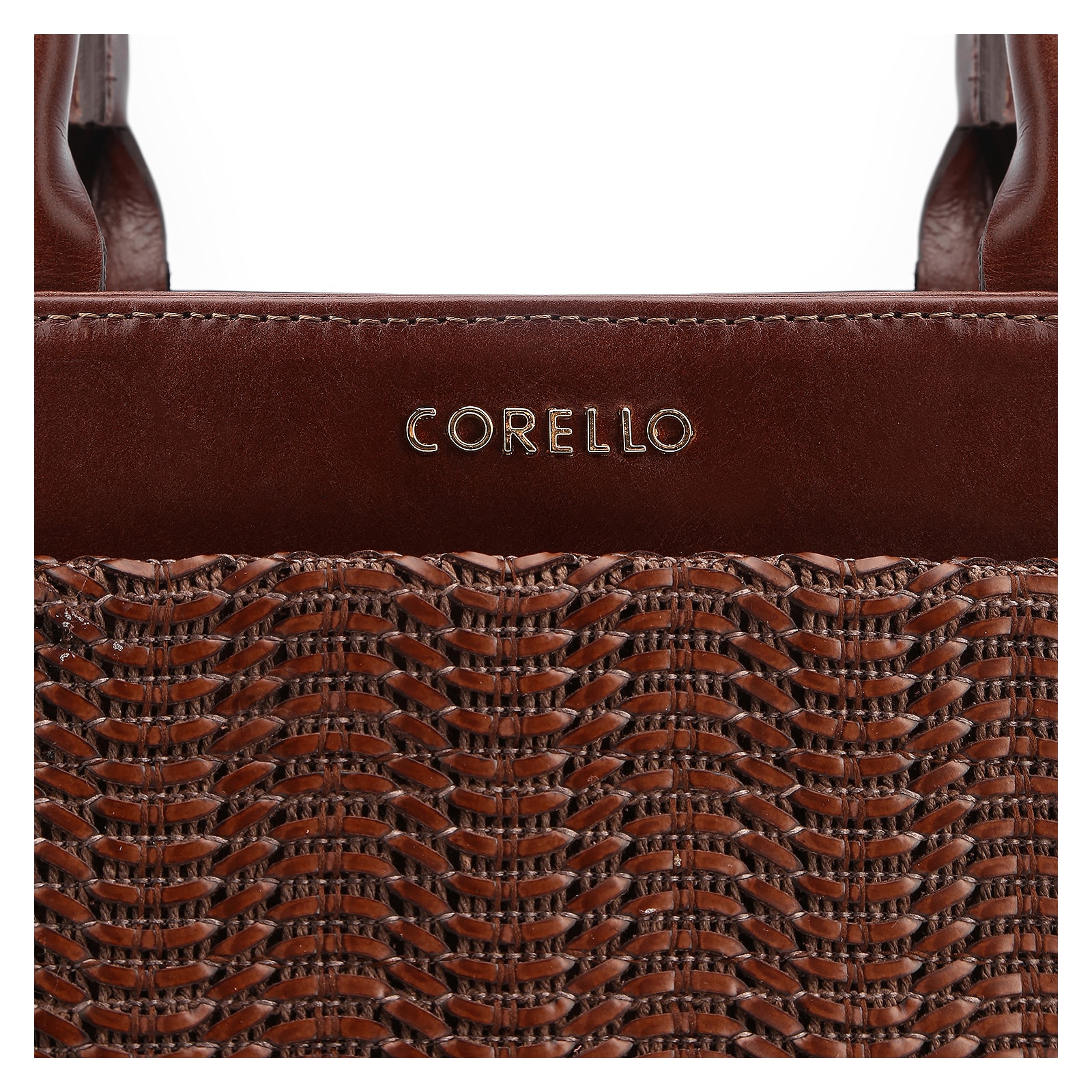 Bolsa Tote Couro Marrom/Alt Marrom Escuro