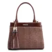 Bolsa Tote Couro Marrom/Alt Marrom Escuro - imagem 1