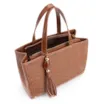Bolsa Tote Couro Marrom/Alt Tramado Marrom - imagem 4