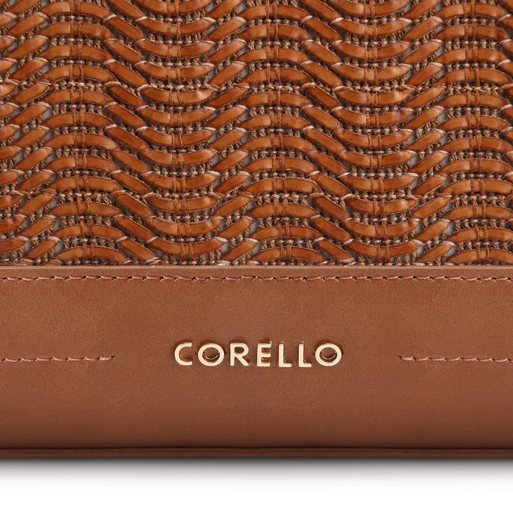 Bolsa Tote Couro Marrom/Alt Tramado Marrom - imagem 6