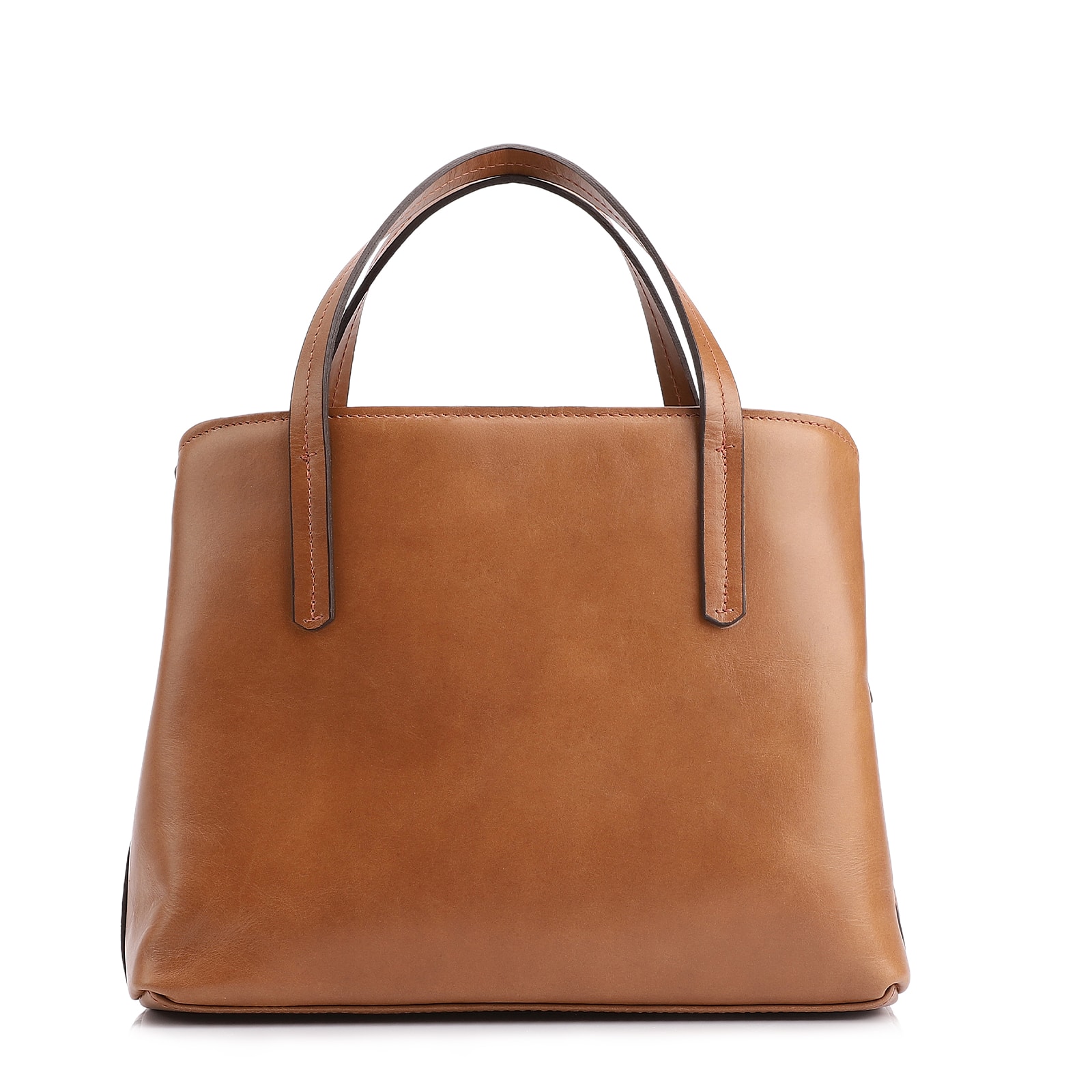 Bolsa Tote Couro Marrom Claro