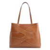 Bolsa Tote Couro Marrom Claro - imagem 1