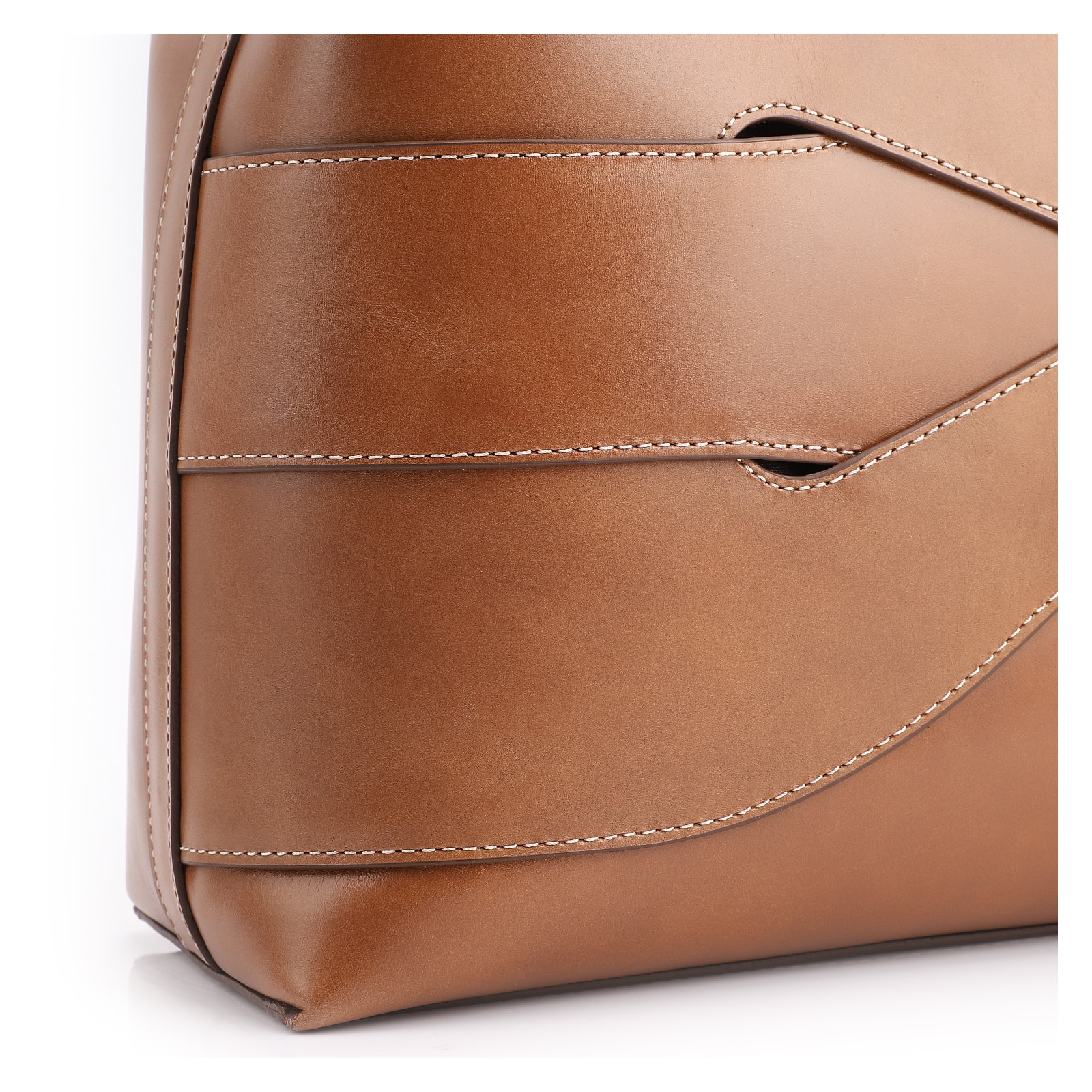 Bolsa Tote Couro Marrom Claro