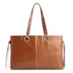Bolsa Tote Couro Marrom Claro - imagem 3