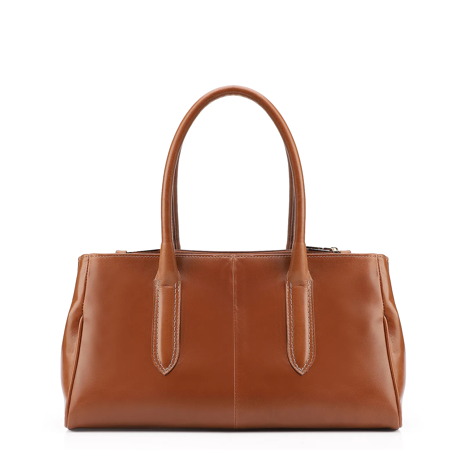 Bolsa Tote Couro Marrom Claro