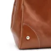 Bolsa Tote Couro Marrom Claro - imagem 6