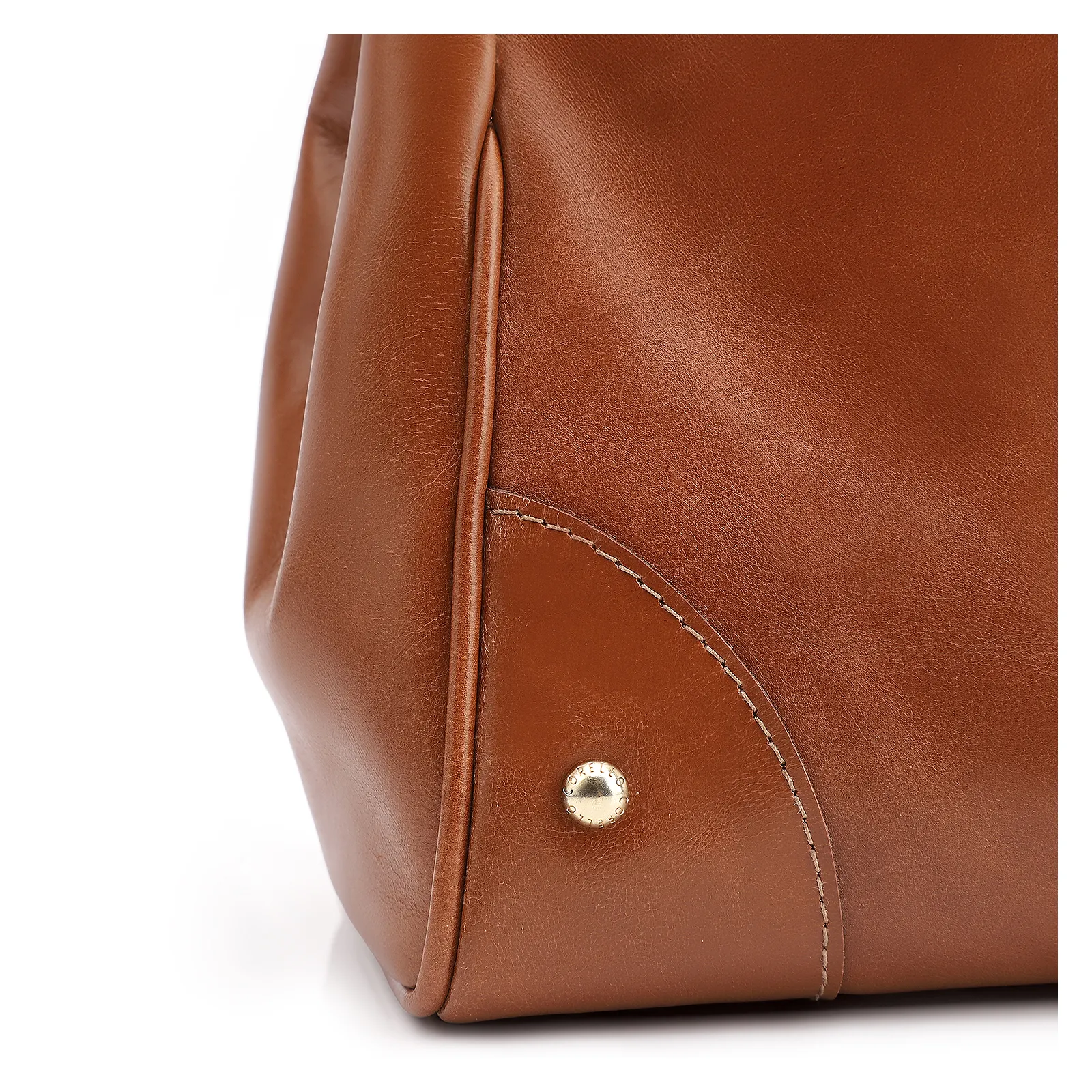 Bolsa Tote Couro Marrom Claro