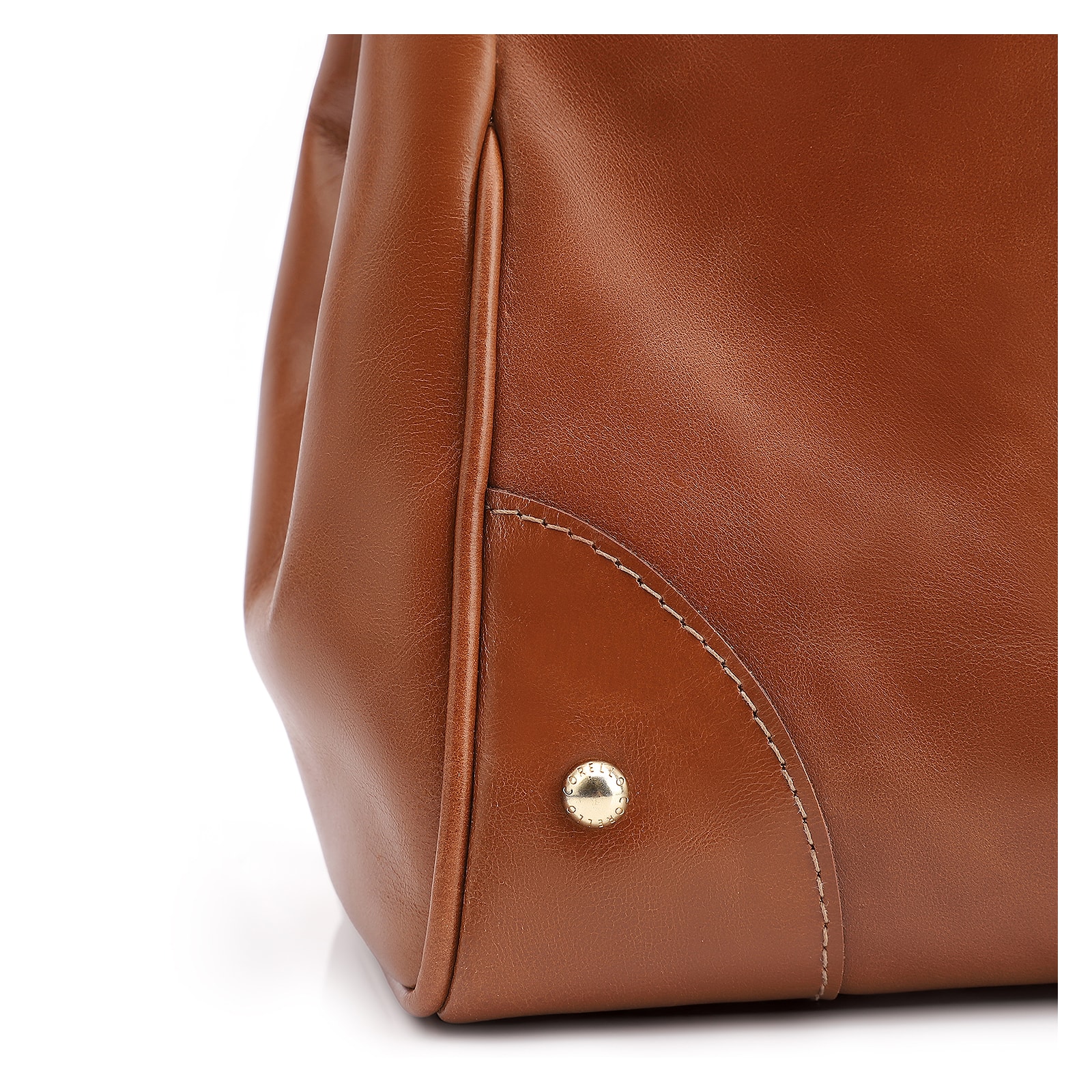Bolsa Tote Couro Marrom Claro