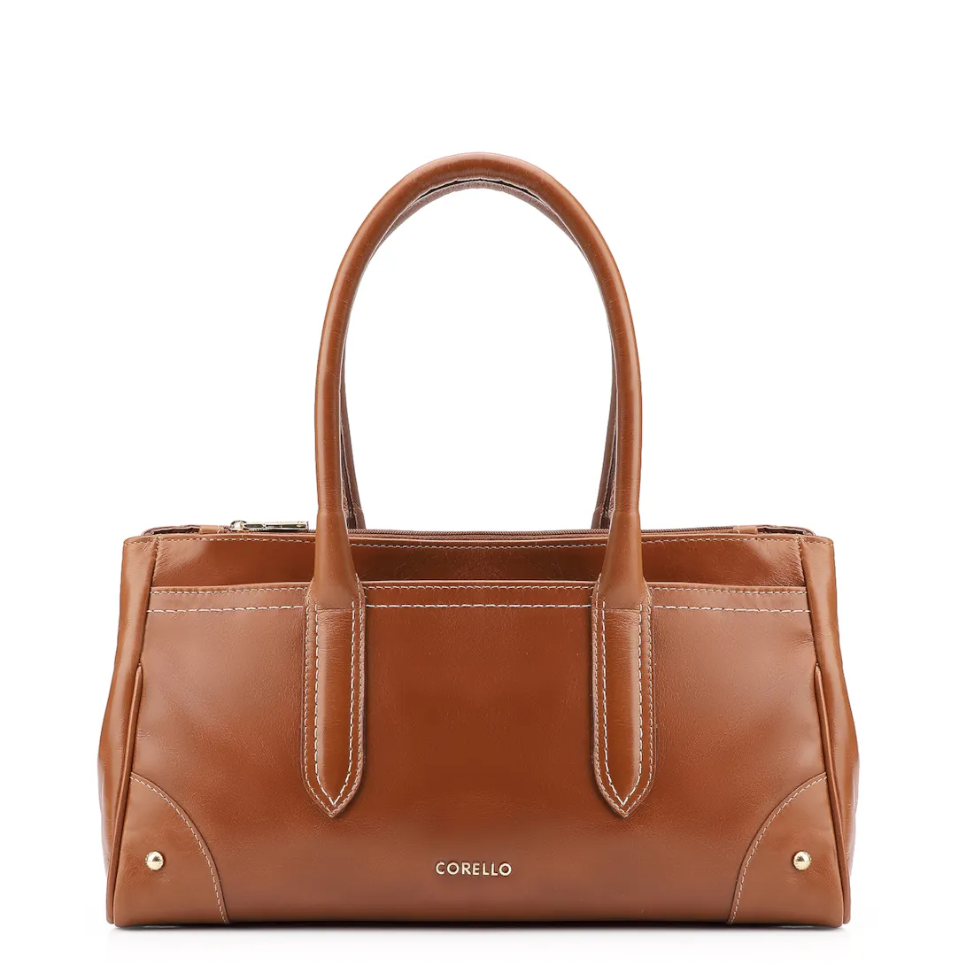 Bolsa Tote Couro Marrom Claro