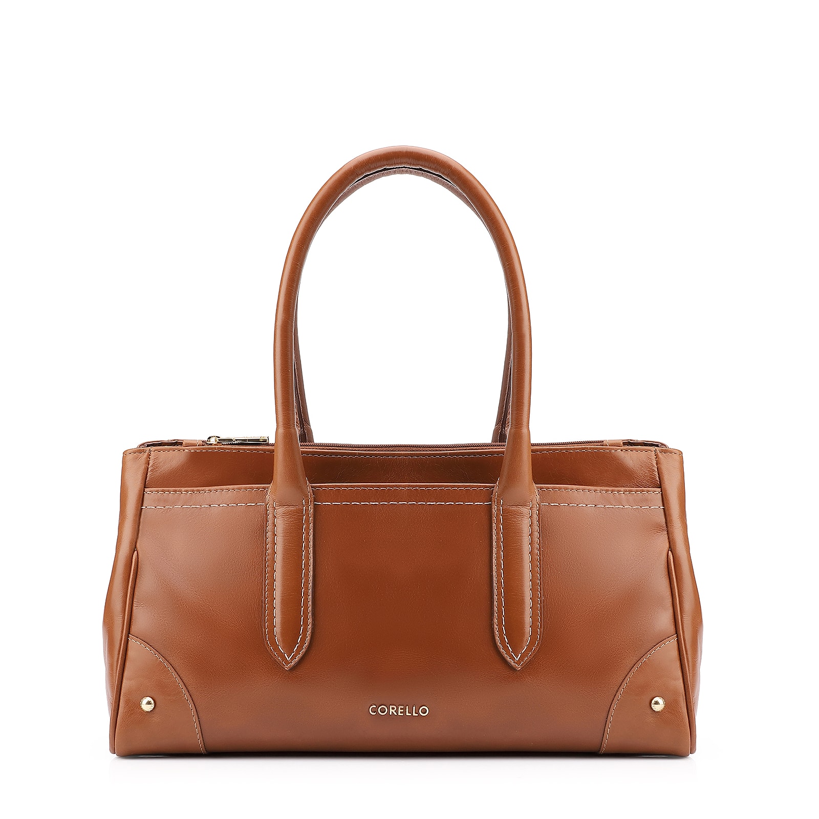 Bolsa Tote Couro Marrom Claro