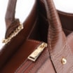 Bolsa Tote Couro Marrom/Couro Lezard Marrom - imagem 6