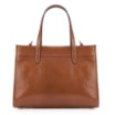 Bolsa Tote Couro Marrom/Crochet Marrom - imagem 3