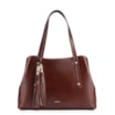 Bolsa Tote Couro Marrom Escuro - imagem 1