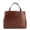 Bolsa Tote Couro Marrom Escuro - imagem 3