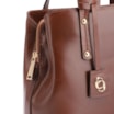 Bolsa Tote Couro Marrom Escuro - imagem 5