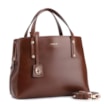 Bolsa Tote Couro Marrom Escuro - imagem 2