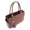 Bolsa Tote Couro Marrom Escuro - imagem 4