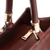 Bolsa Tote Couro Marrom Escuro - imagem 5