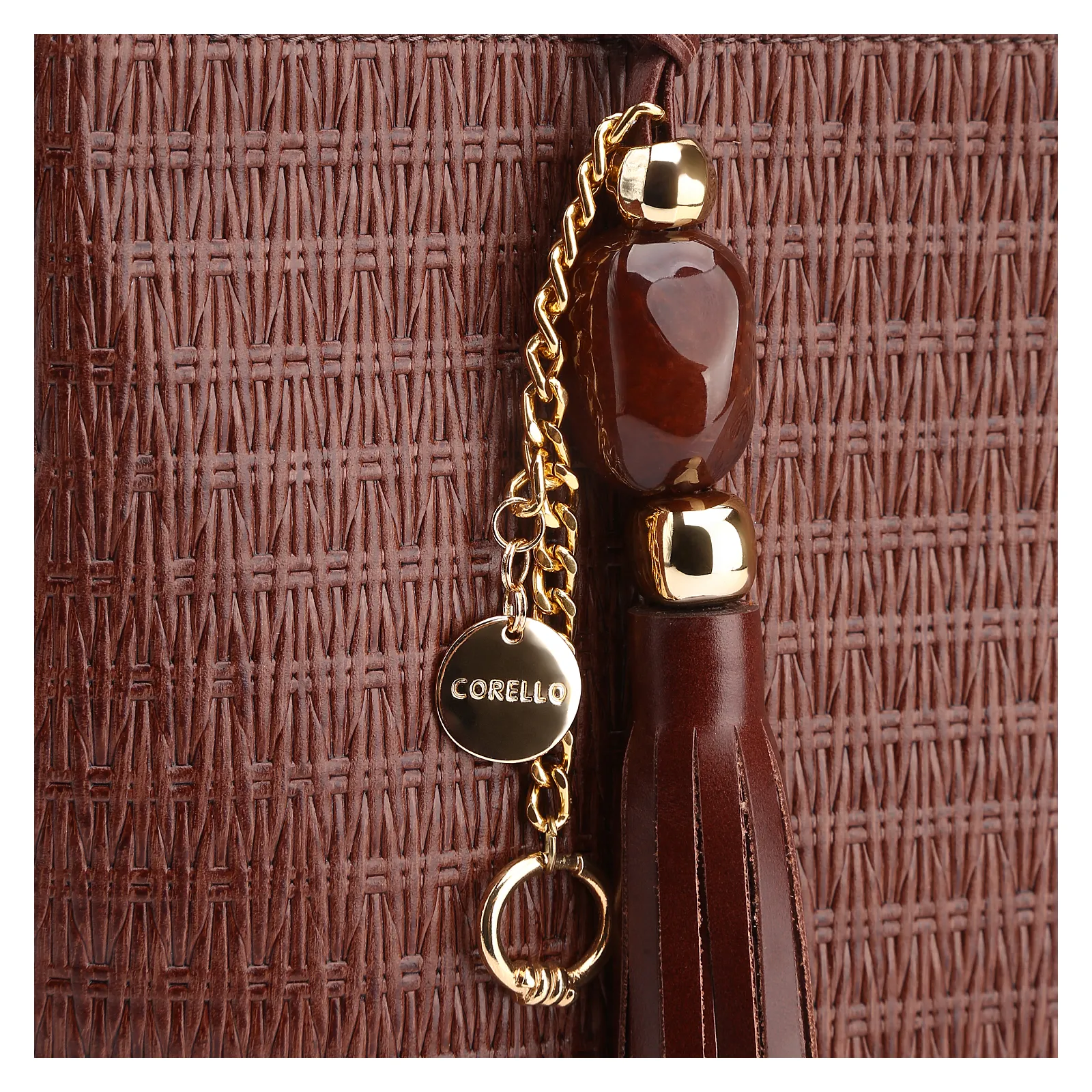 Bolsa Tote Couro Marrom Escuro