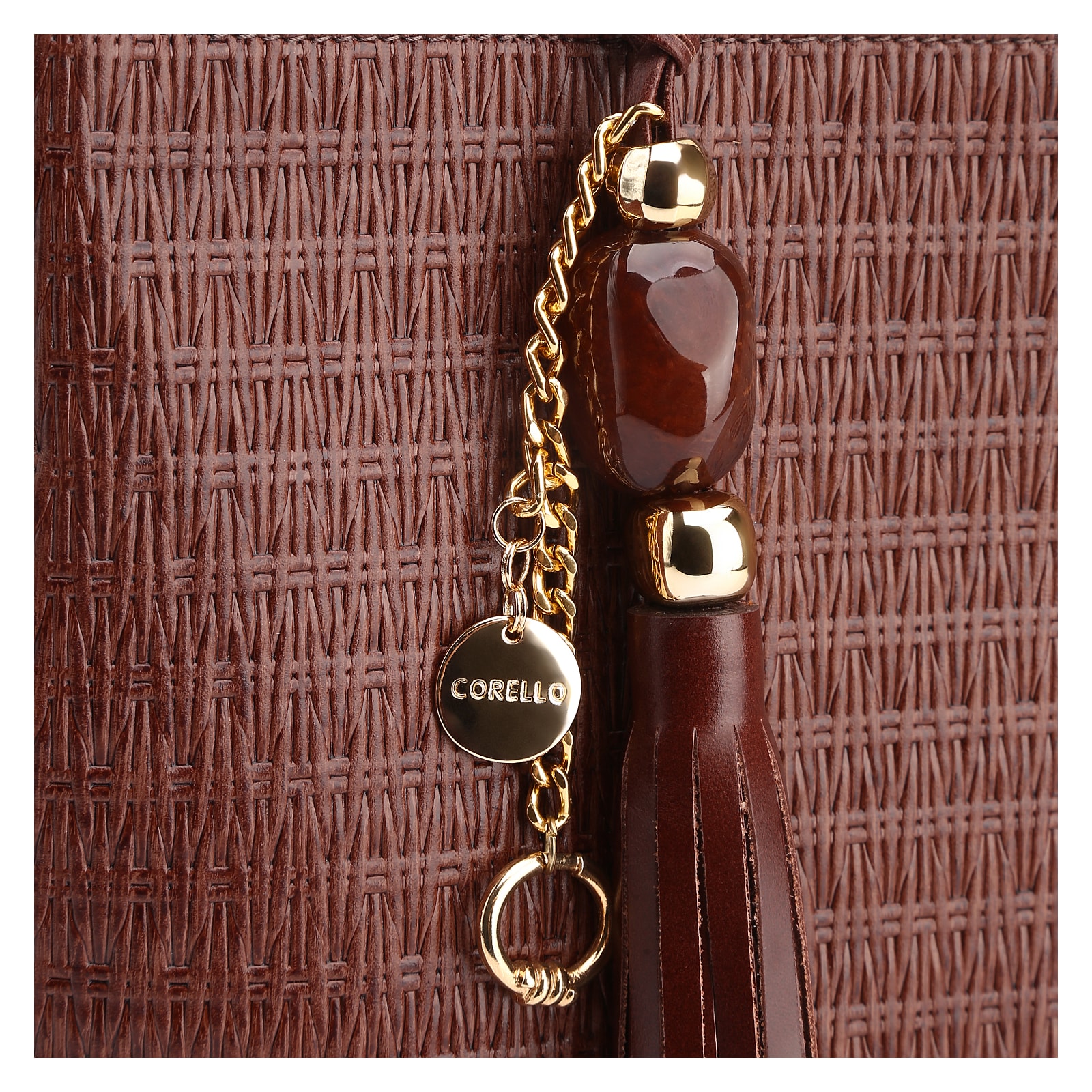Bolsa Tote Couro Marrom Escuro
