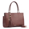 Bolsa Tote Couro Marrom Escuro - imagem 2