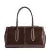 Bolsa Tote Couro Marrom Escuro - imagem 4