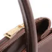 Bolsa Tote Couro Marrom Escuro - imagem 6